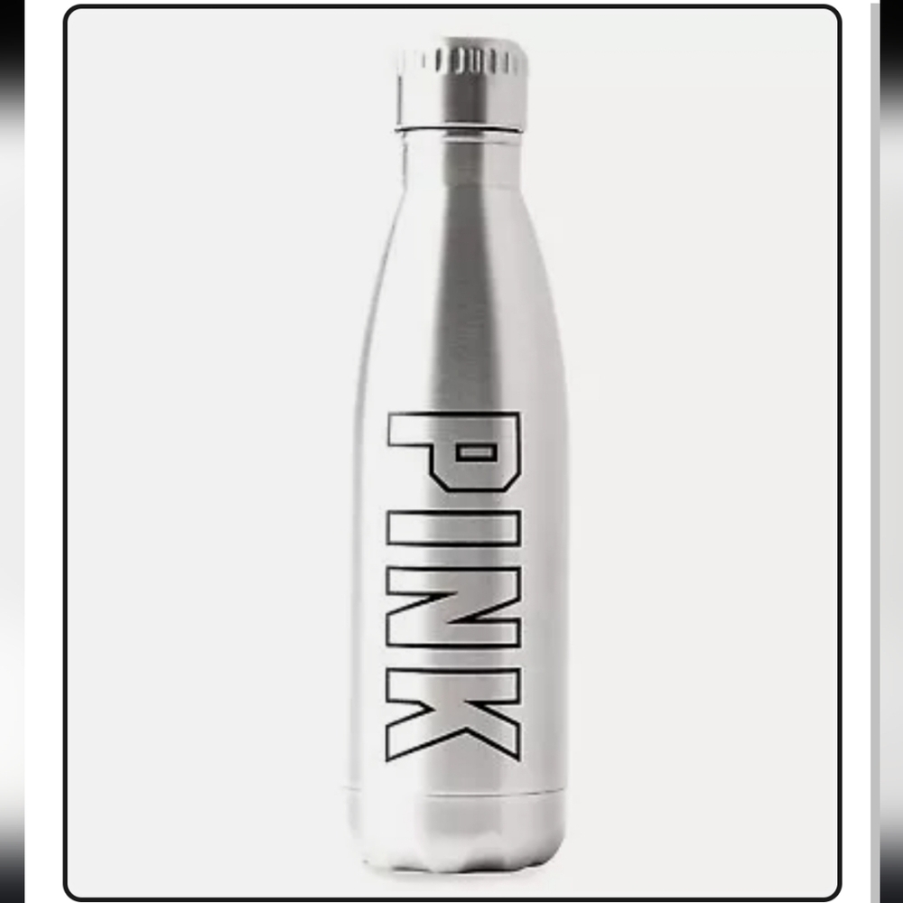 Victoria Secret Love Pink Logo Water Bottle Stainless Steel 17oz